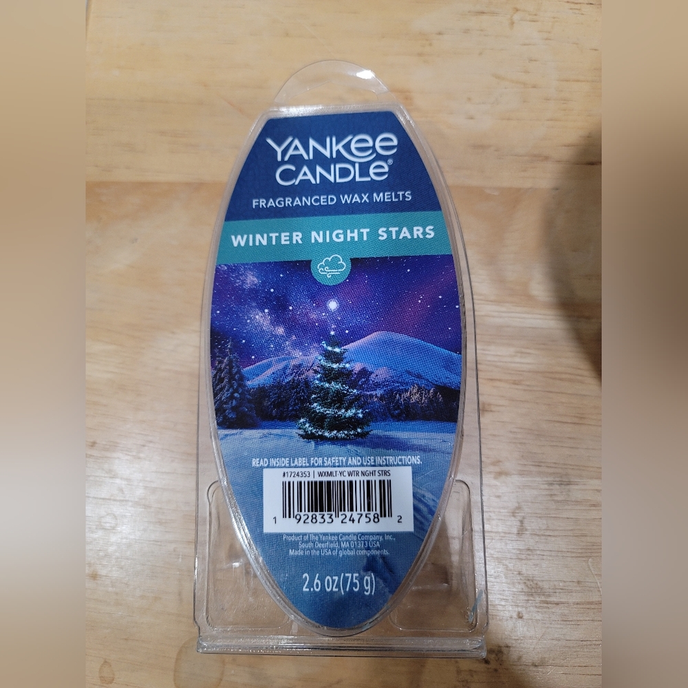 Yankee Candle fragrance wax melts Winter Night Stars